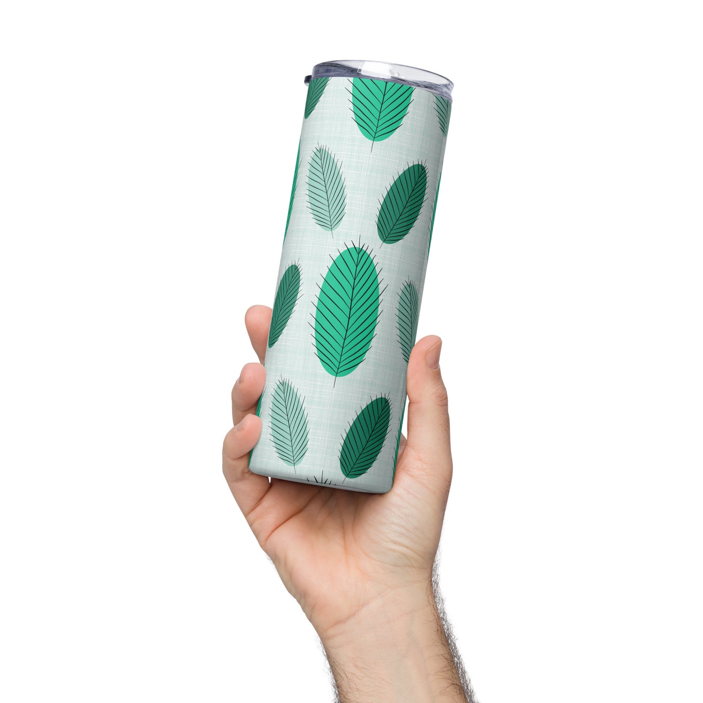 Nature's Leaves Stainless steel tumbler