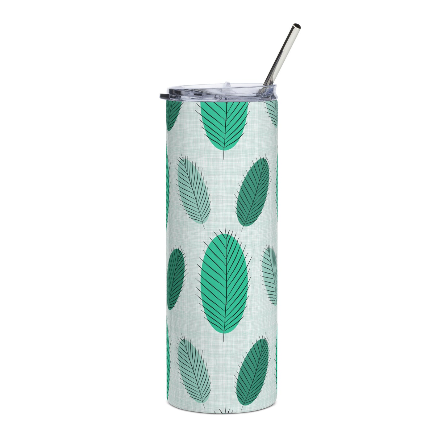 Nature's Leaves Stainless steel tumbler