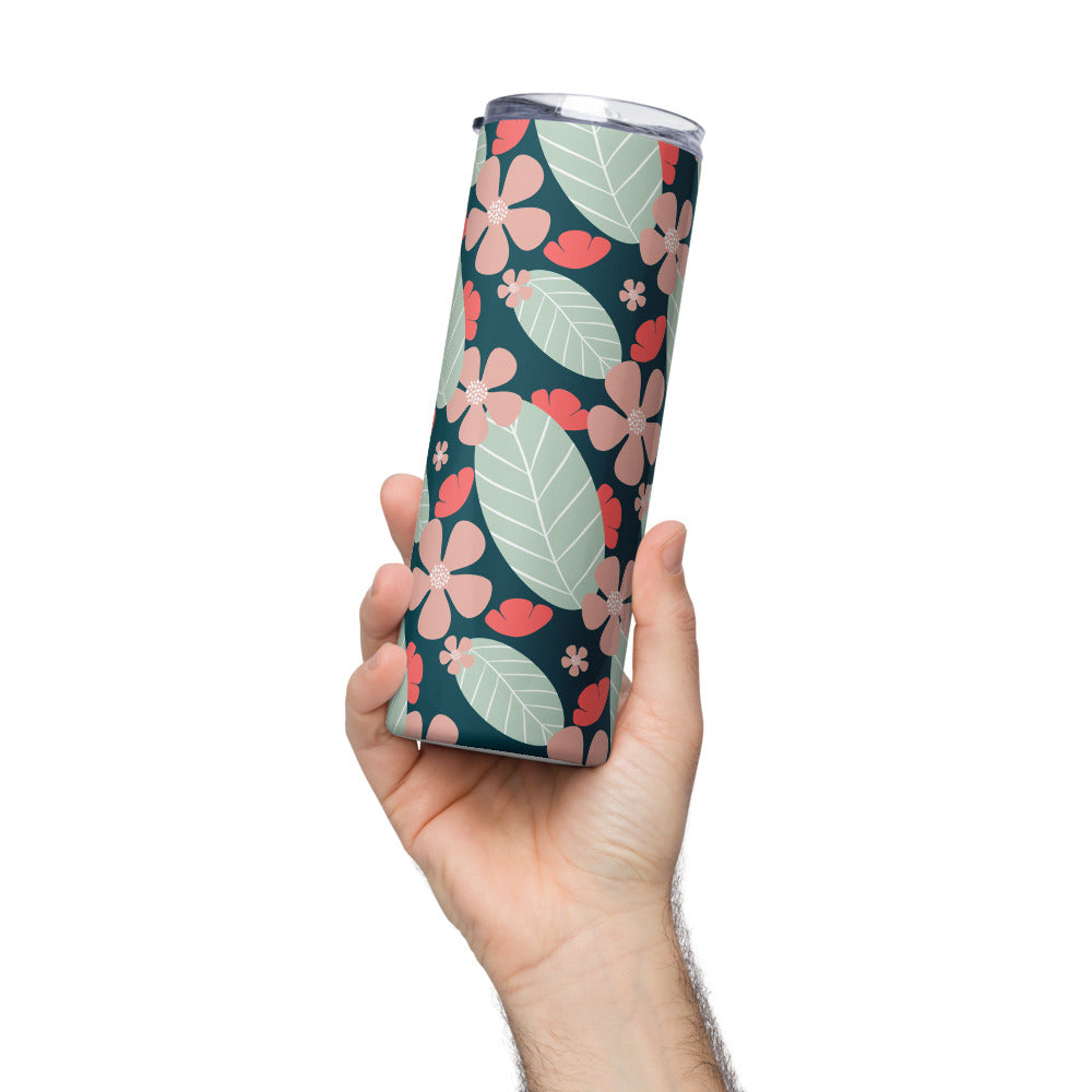 Floral Fantasy Stainless steel tumbler