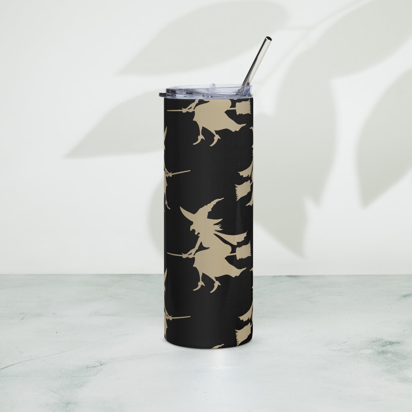 Halloween Witches - Black Stainless steel tumbler