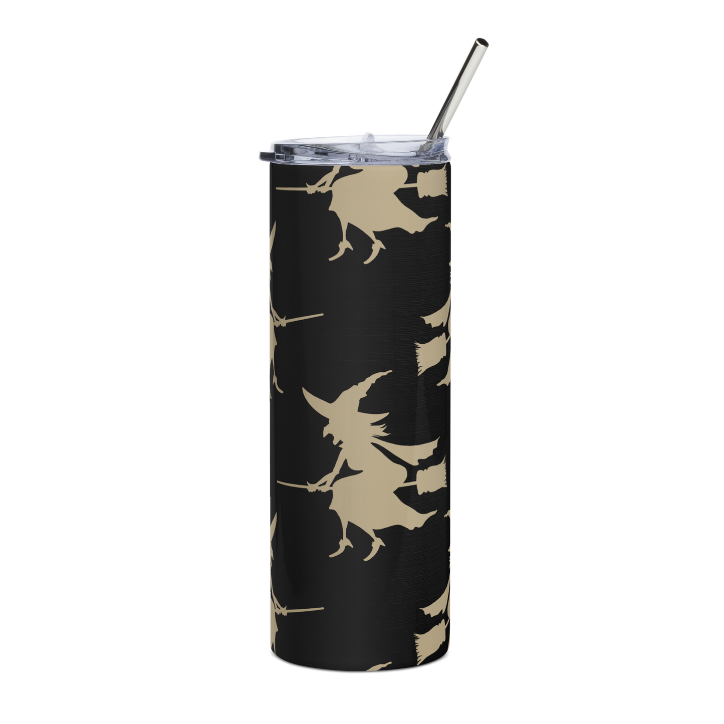 Halloween Witches - Black Stainless steel tumbler