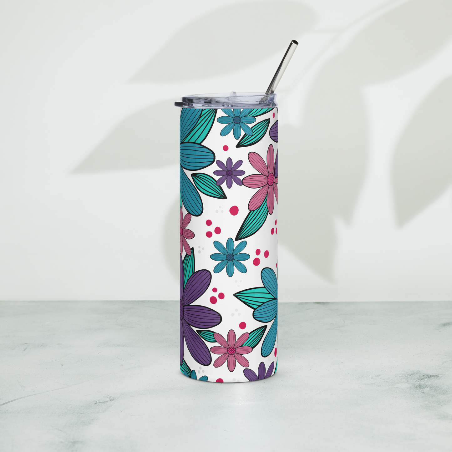 Botanical Arena Stainless steel tumbler