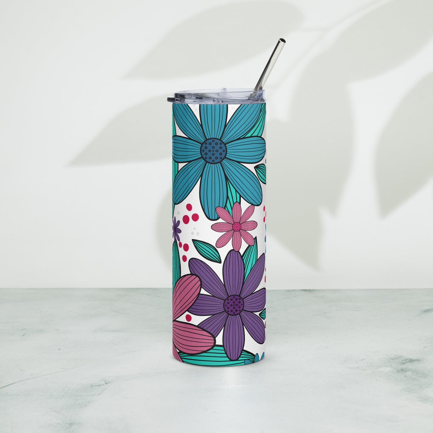 Botanical Arena Stainless steel tumbler