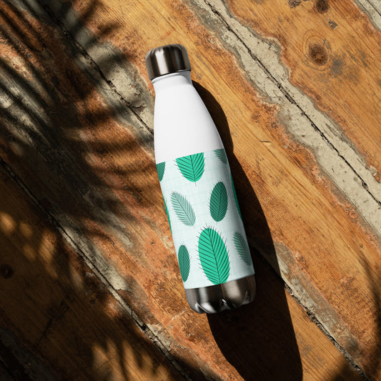 Nature's Leaves Stainless steel water bottle