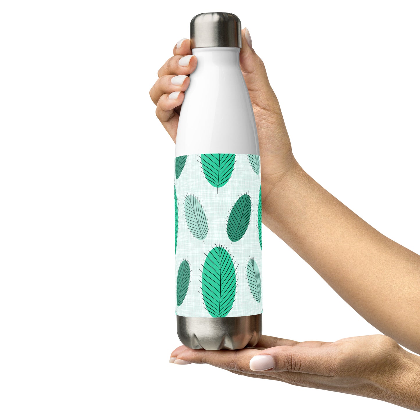 Nature's Leaves Stainless steel water bottle