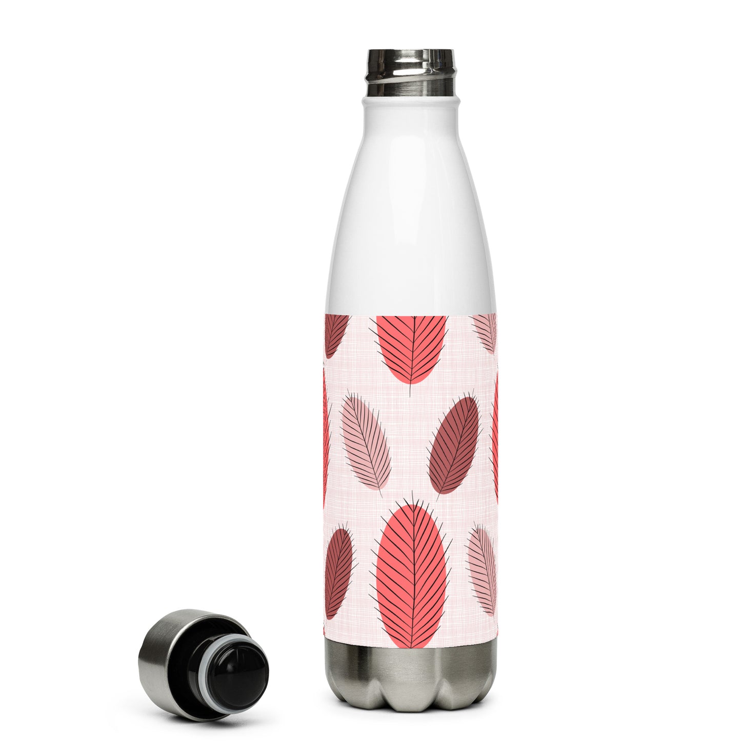 Nature's Leaves Stainless steel water bottle