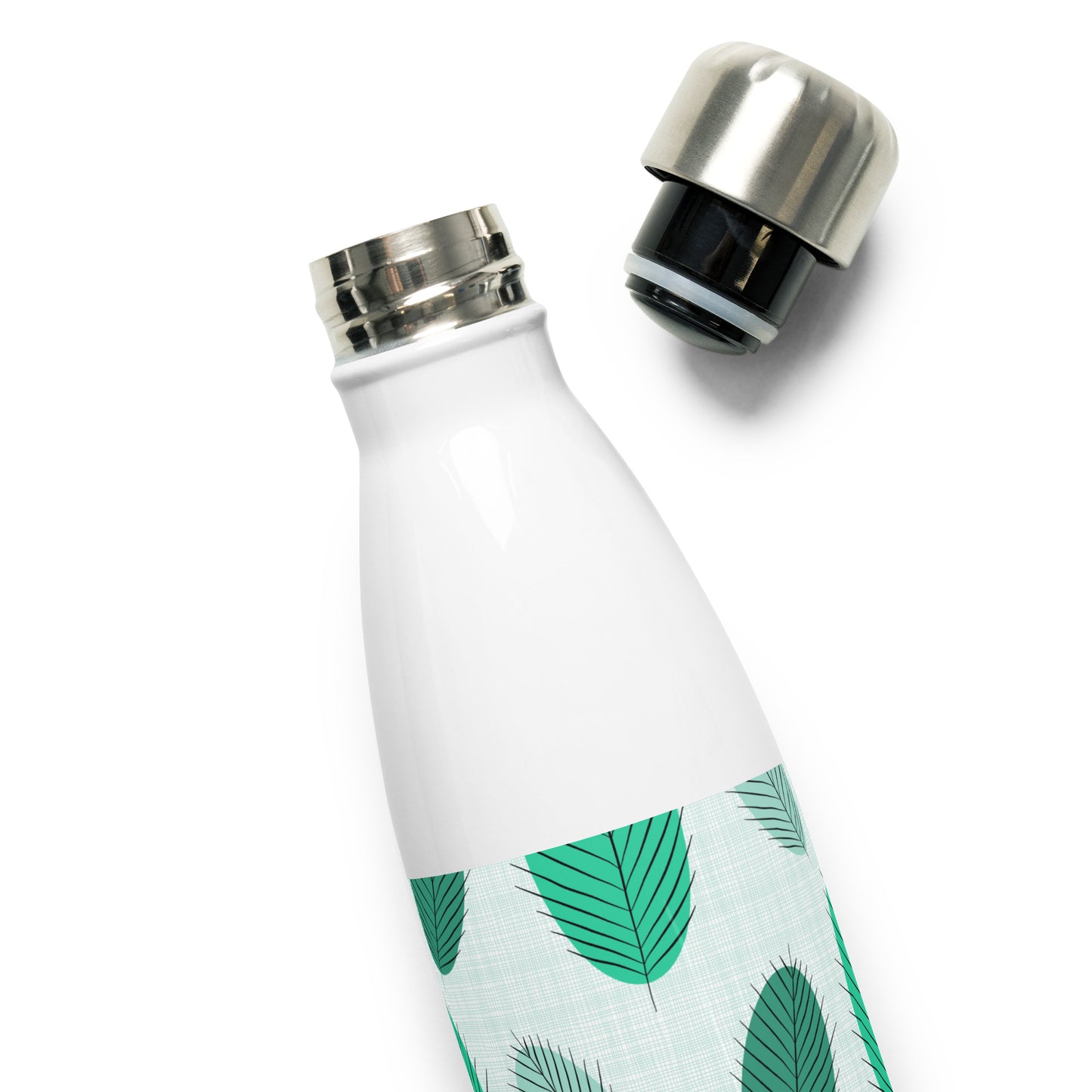 Nature's Leaves Stainless steel water bottle