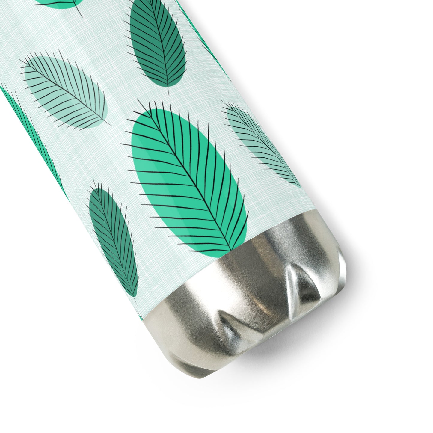 Nature's Leaves Stainless steel water bottle