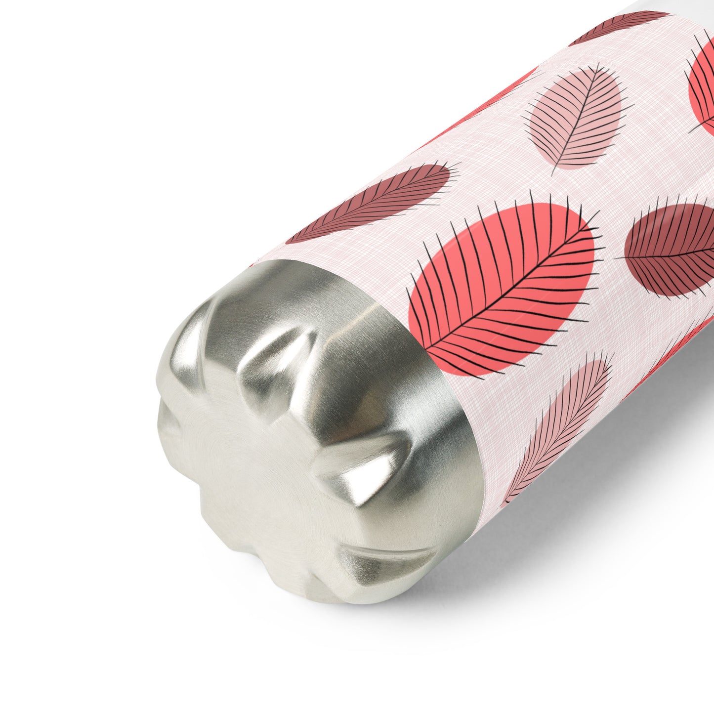 Nature's Leaves Stainless steel water bottle