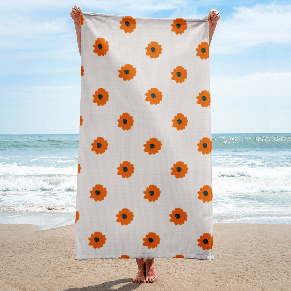 Golden Sunflower Towel