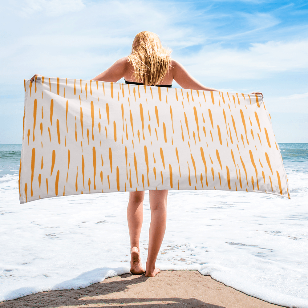 Golden Sunflower Towel