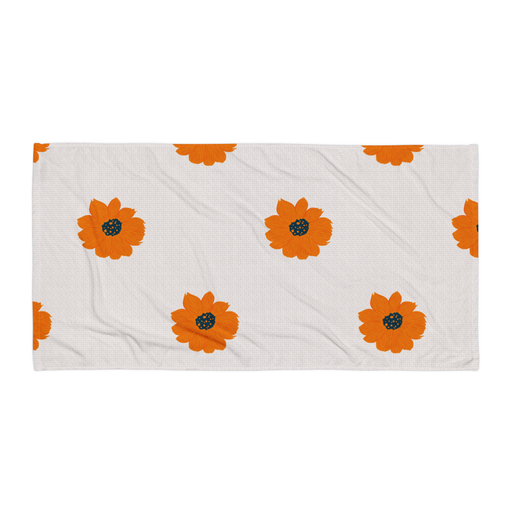 Golden Sunflower Towel