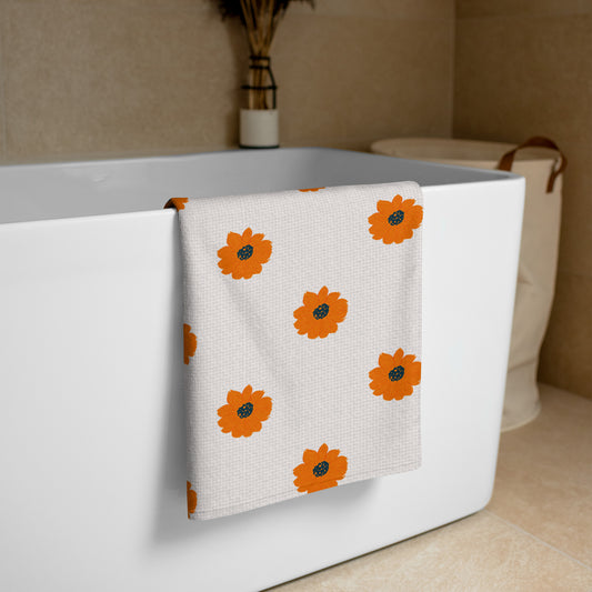 Golden Sunflower Towel