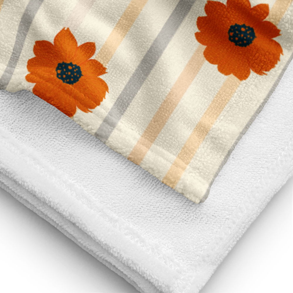 Golden Sunflower Towel