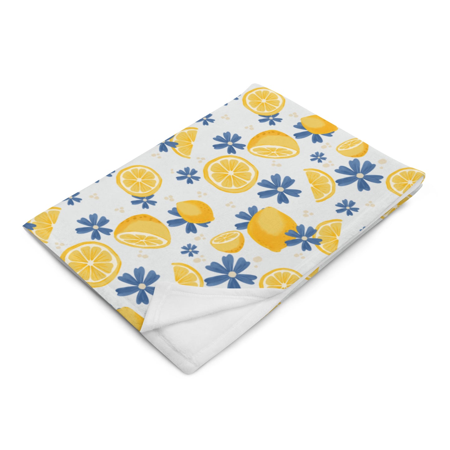 Lemon Joy Throw Blanket