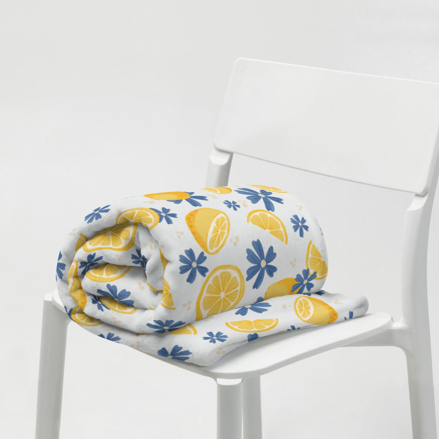 Lemon Joy Throw Blanket