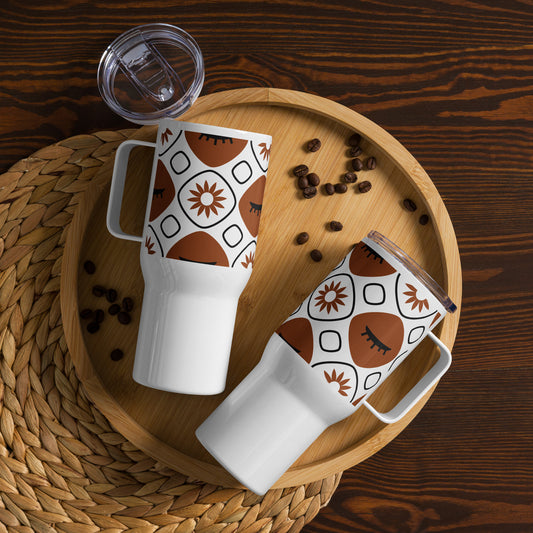 Taza de viaje Shapes in Sight con asa