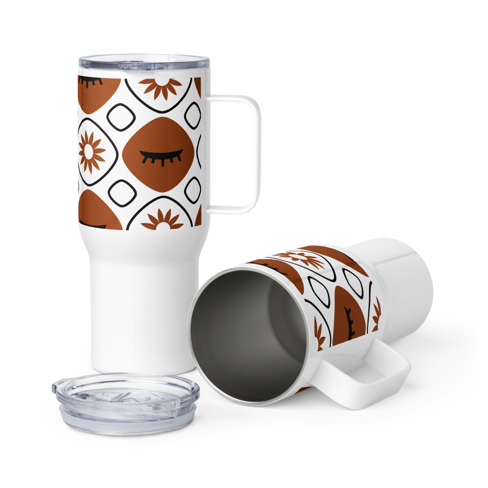 Shapes in Sight Travel mug with a handle