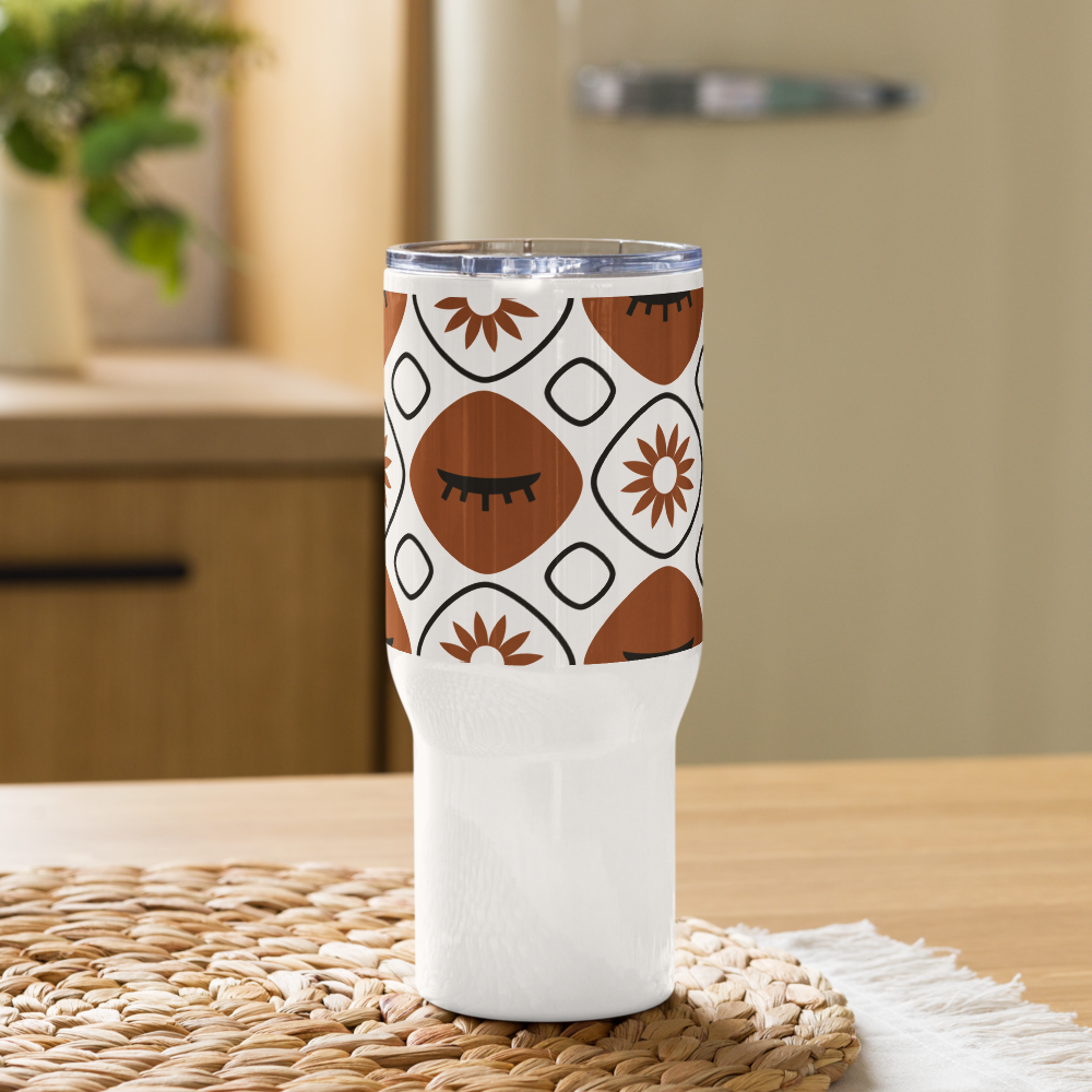 Shapes in Sight Travel mug with a handle