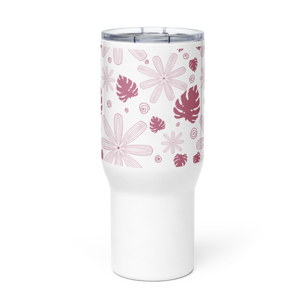 Bloom and Grow Travel mug with a handle