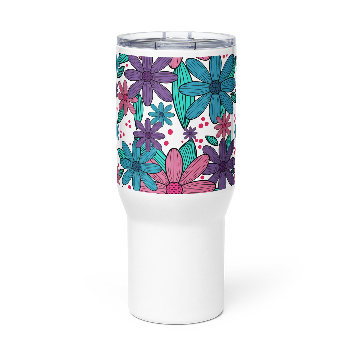 Botanical Arena Travel mug with a handle