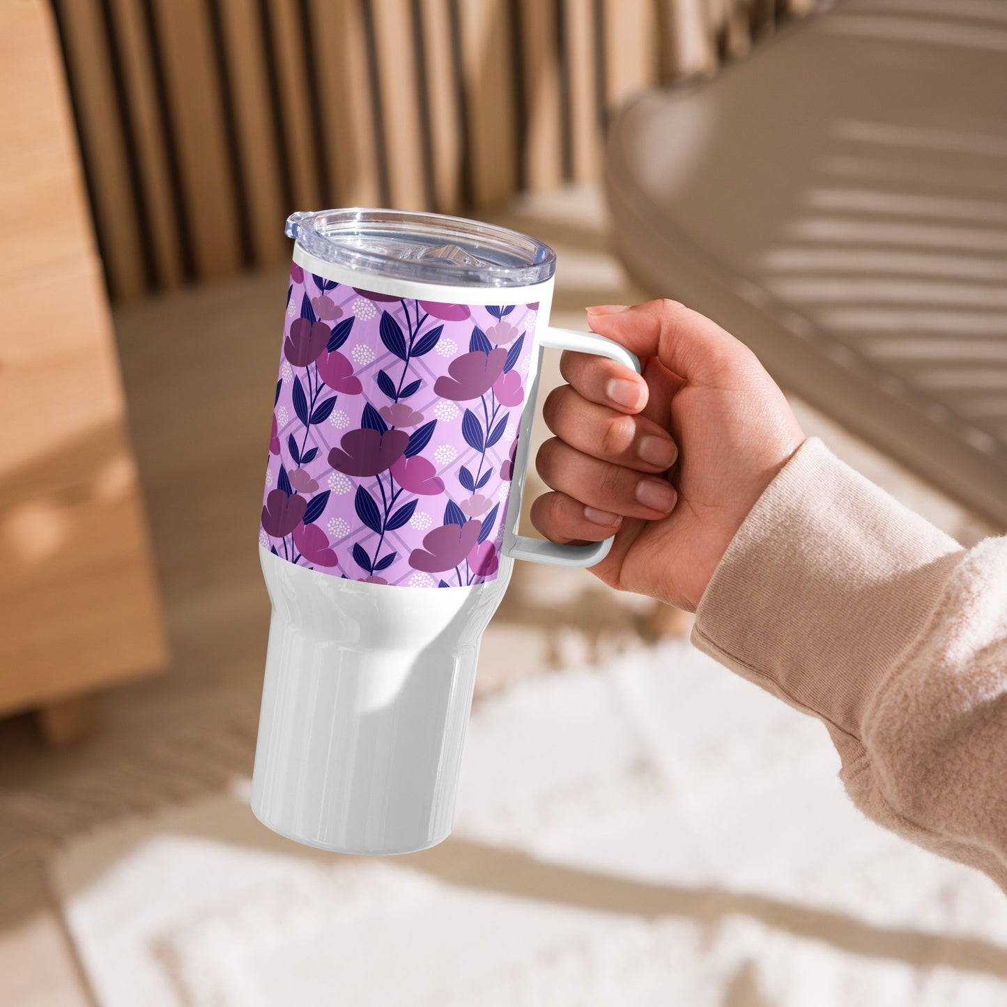 Floral Oasis Travel Mug