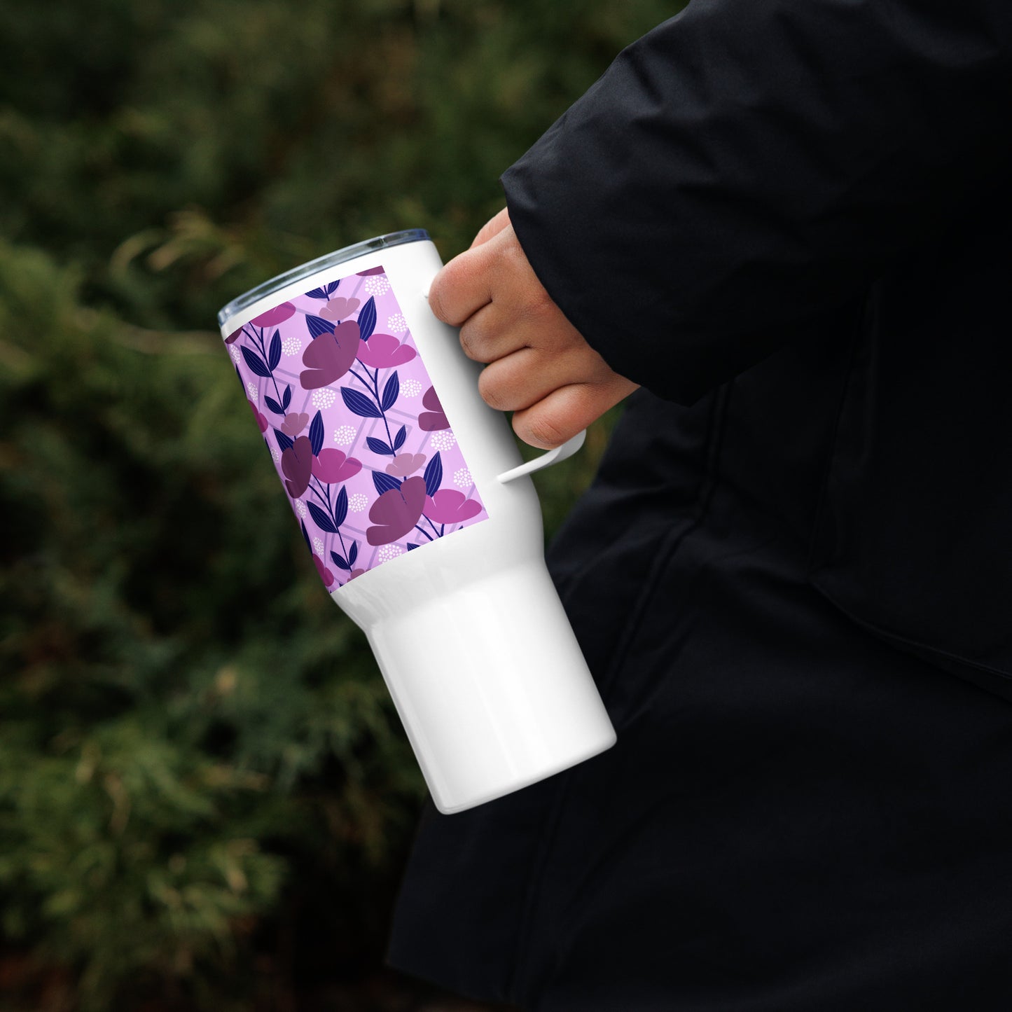 Floral Oasis Travel Mug