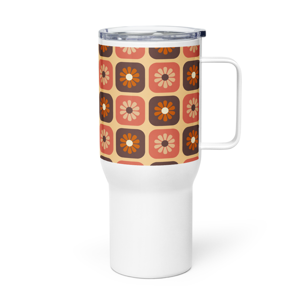 Bouquet of Dreams Travel mug with a handle