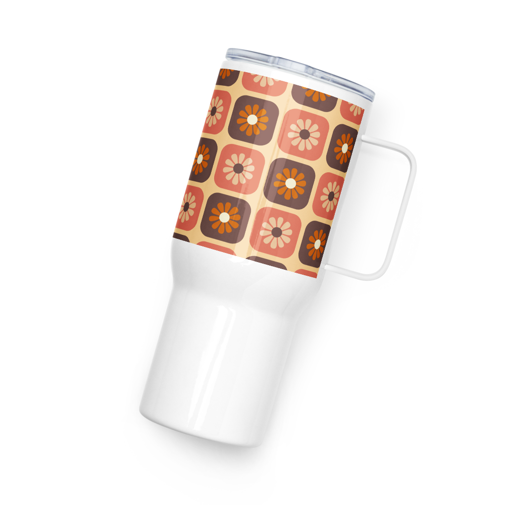 Bouquet of Dreams Travel mug with a handle