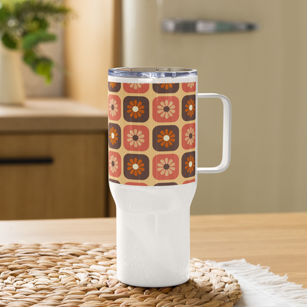 Bouquet of Dreams Travel mug with a handle