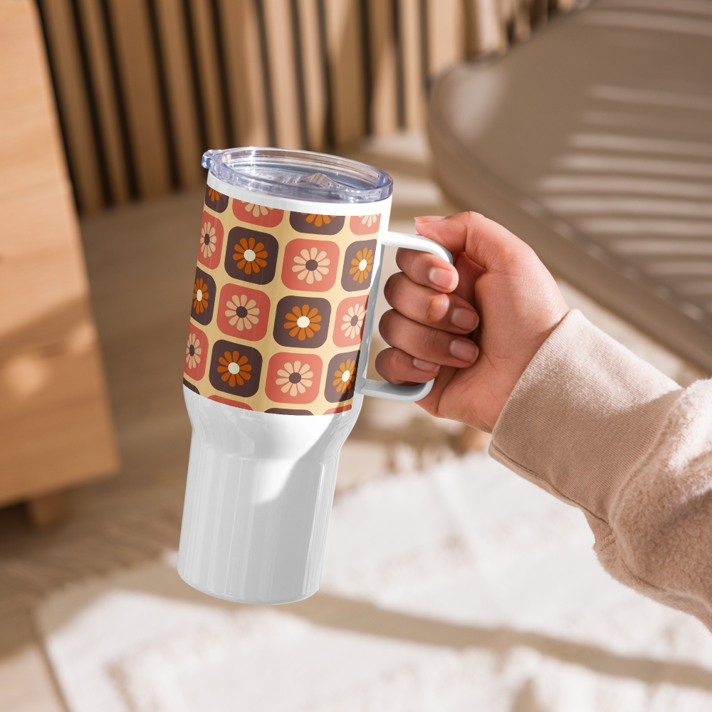 Bouquet of Dreams Travel mug with a handle