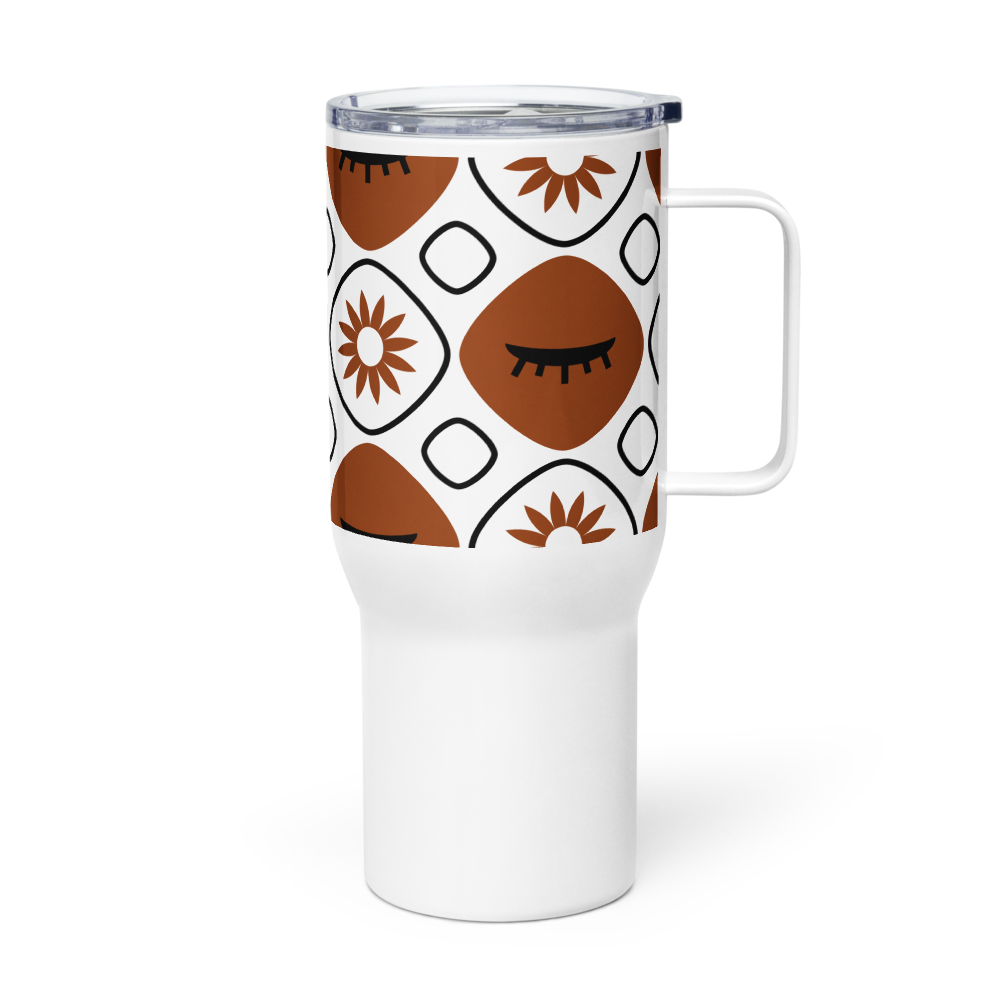 Shapes in Sight Travel mug with a handle