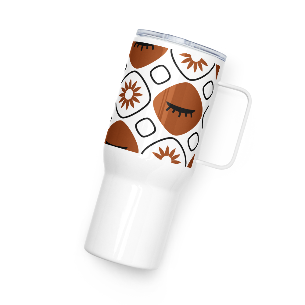 Shapes in Sight Travel mug with a handle