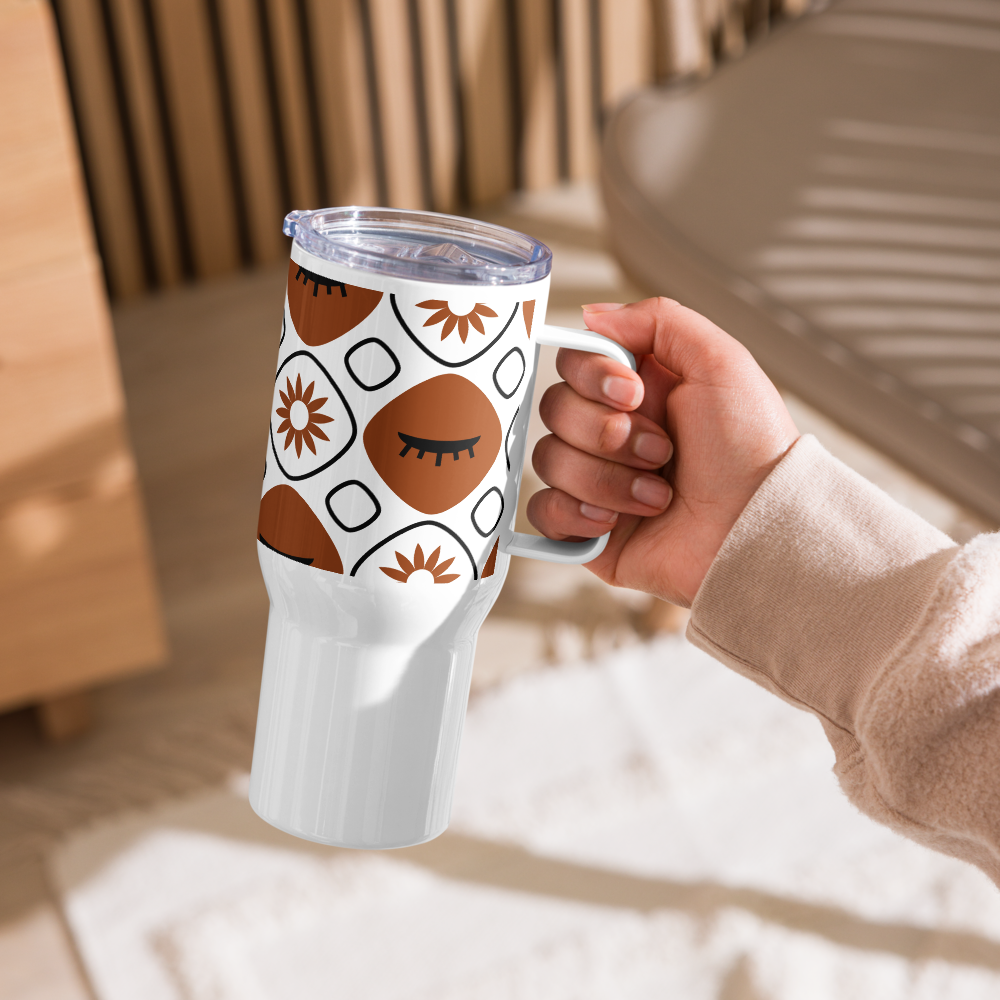 Shapes in Sight Travel mug with a handle