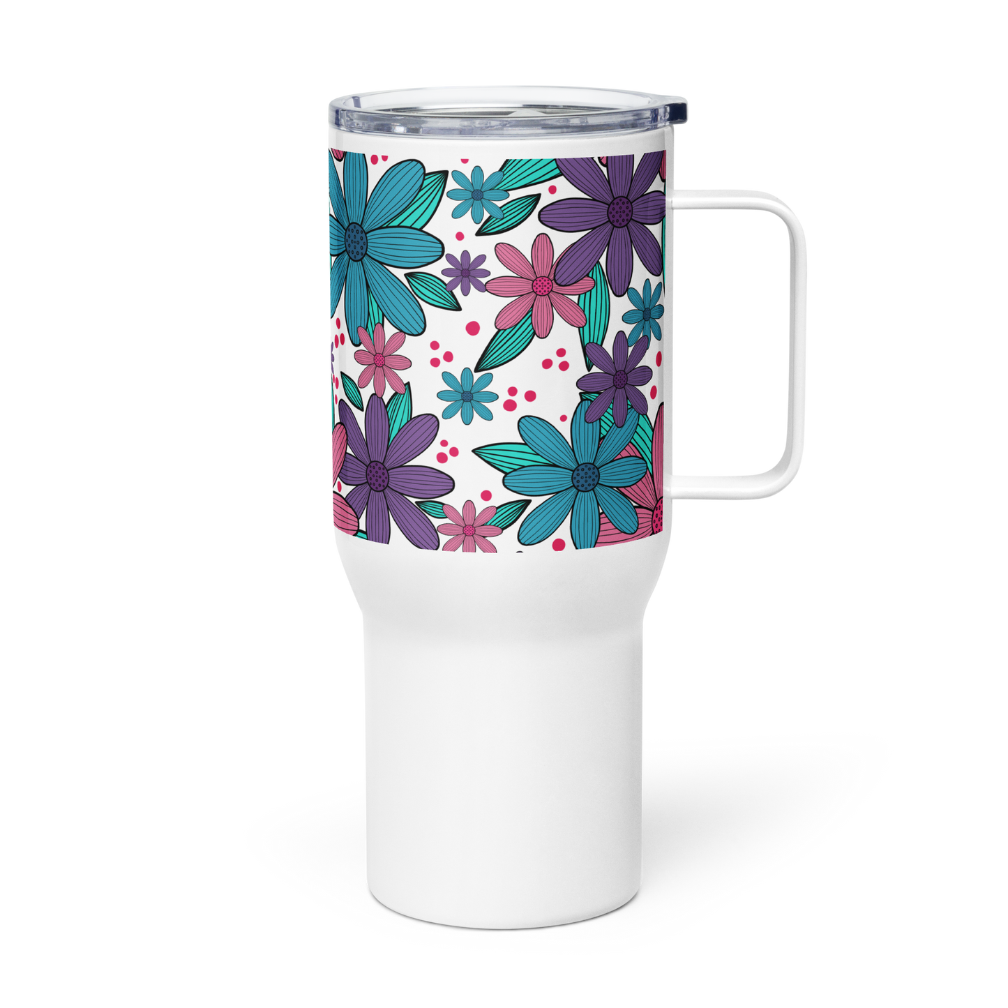 Botanical Arena Travel mug with a handle