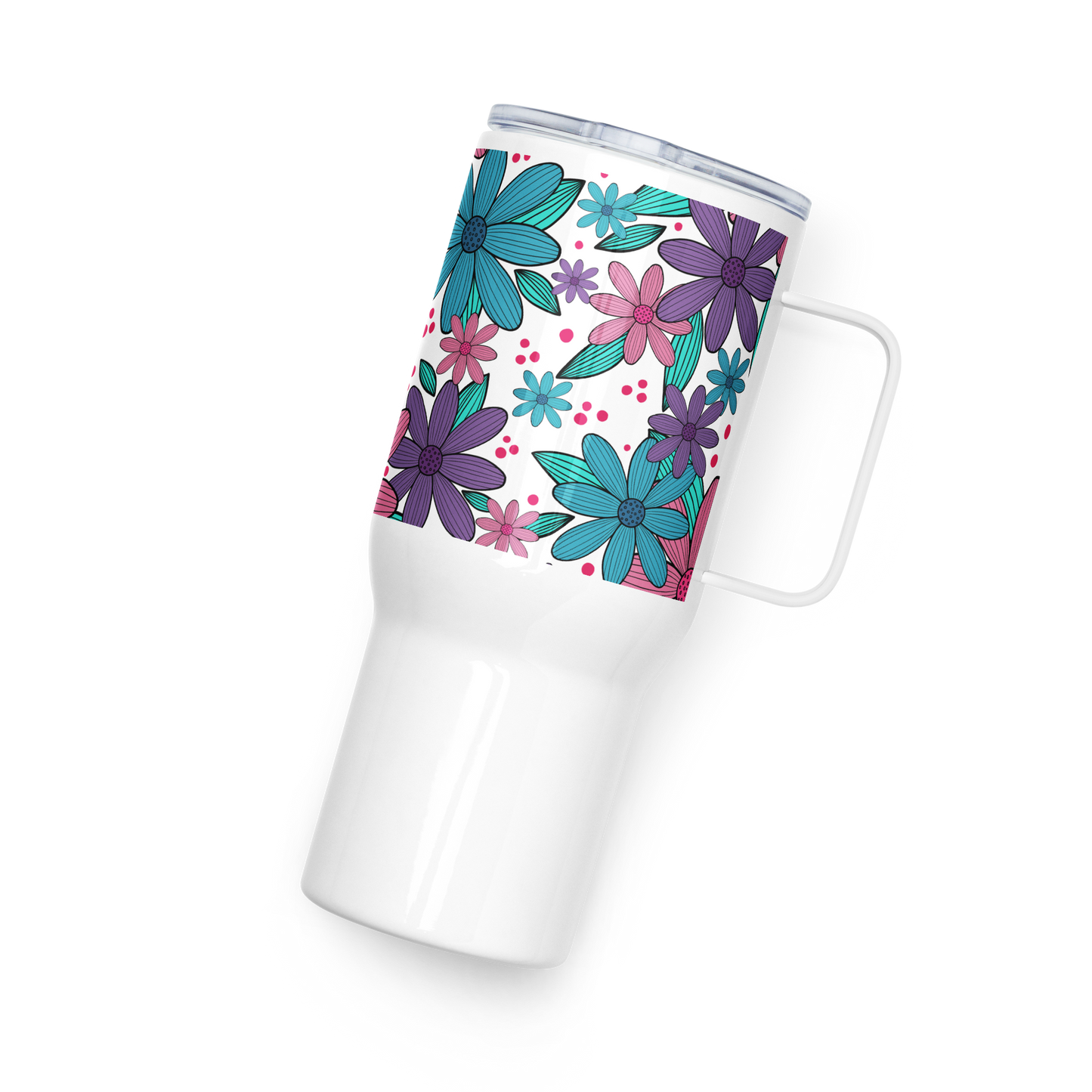 Botanical Arena Travel mug with a handle