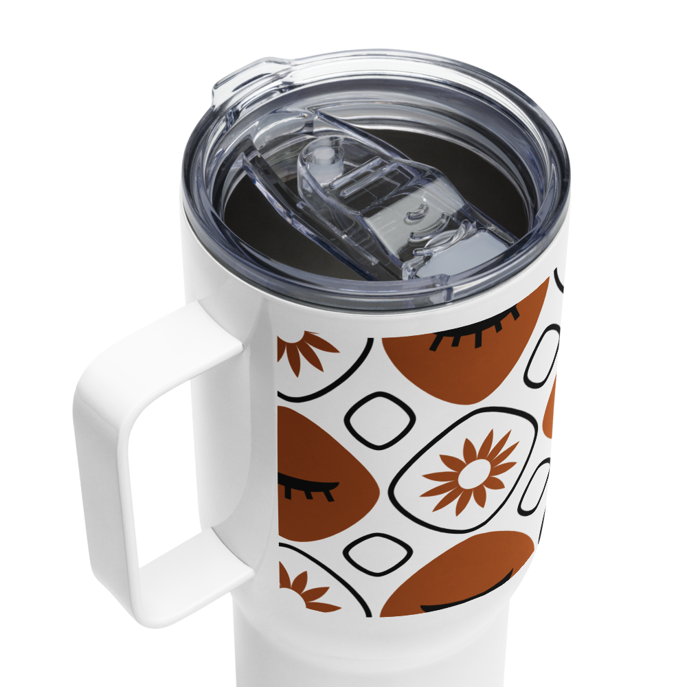 Shapes in Sight Travel mug with a handle