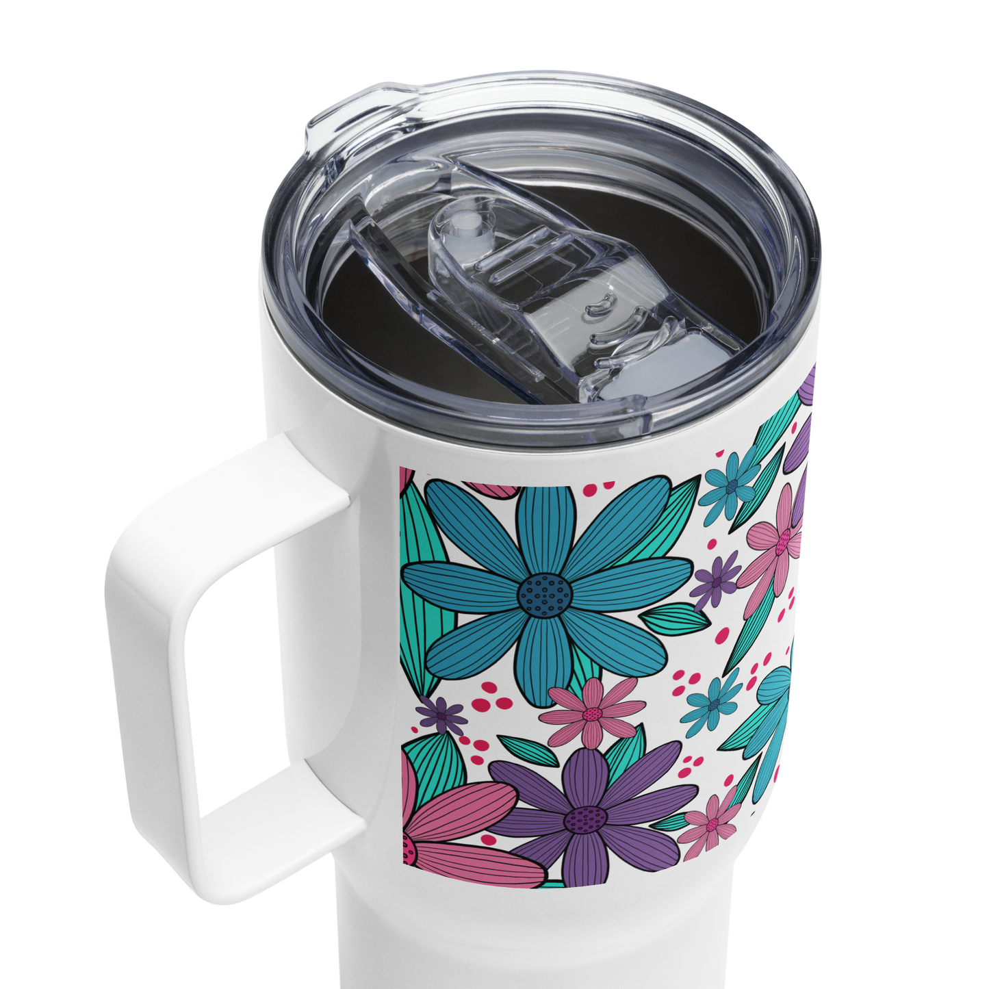 Botanical Arena Travel mug with a handle