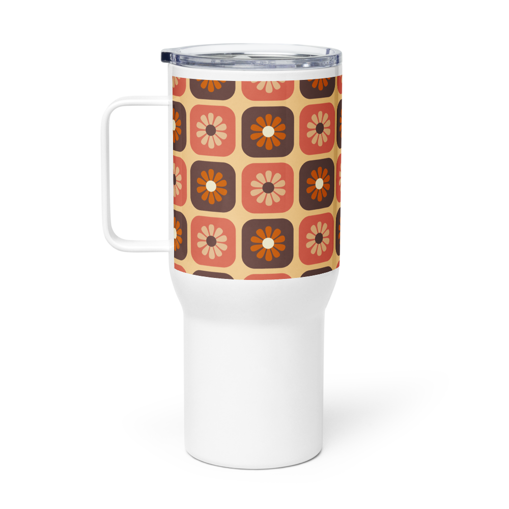 Bouquet of Dreams Travel mug with a handle