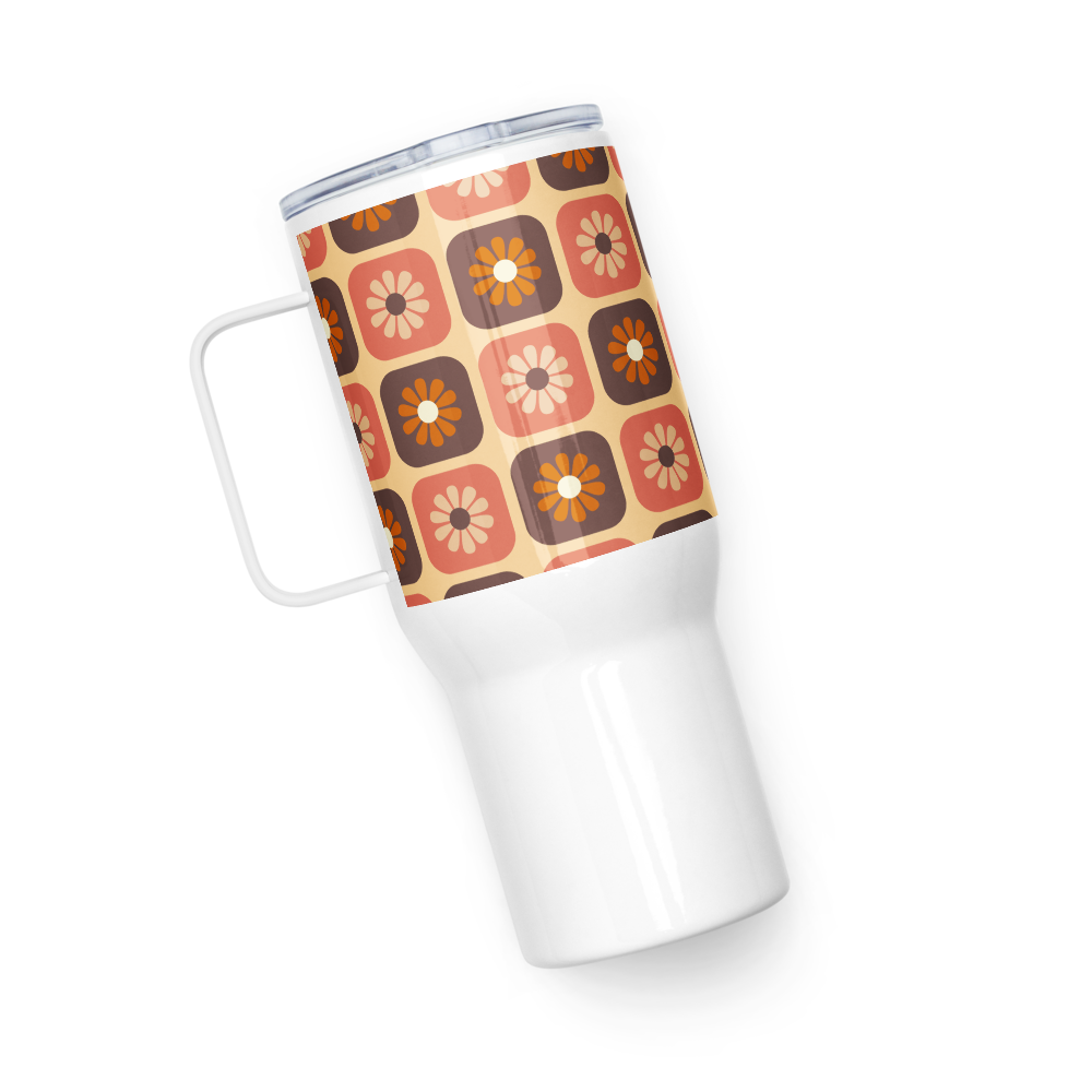 Bouquet of Dreams Travel mug with a handle