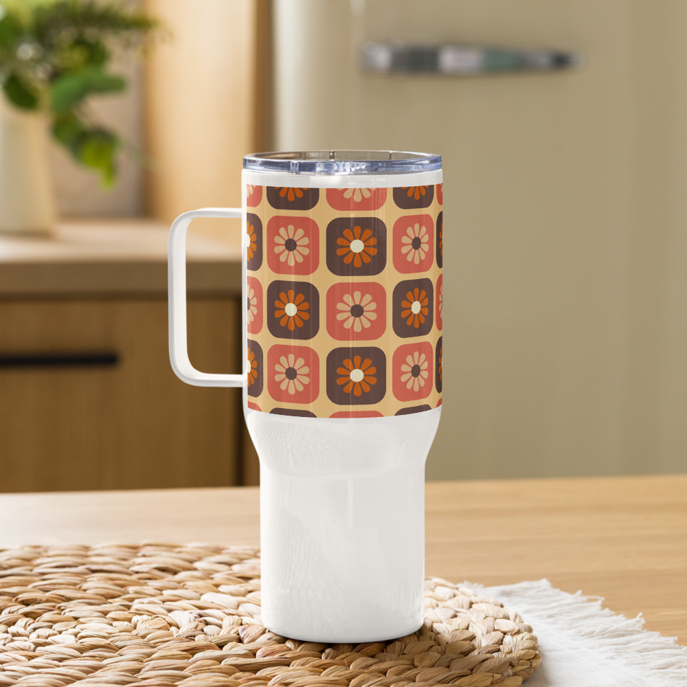 Bouquet of Dreams Travel mug with a handle