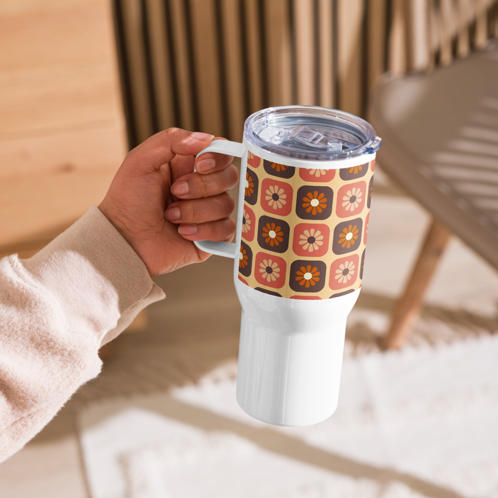 Bouquet of Dreams Travel mug with a handle