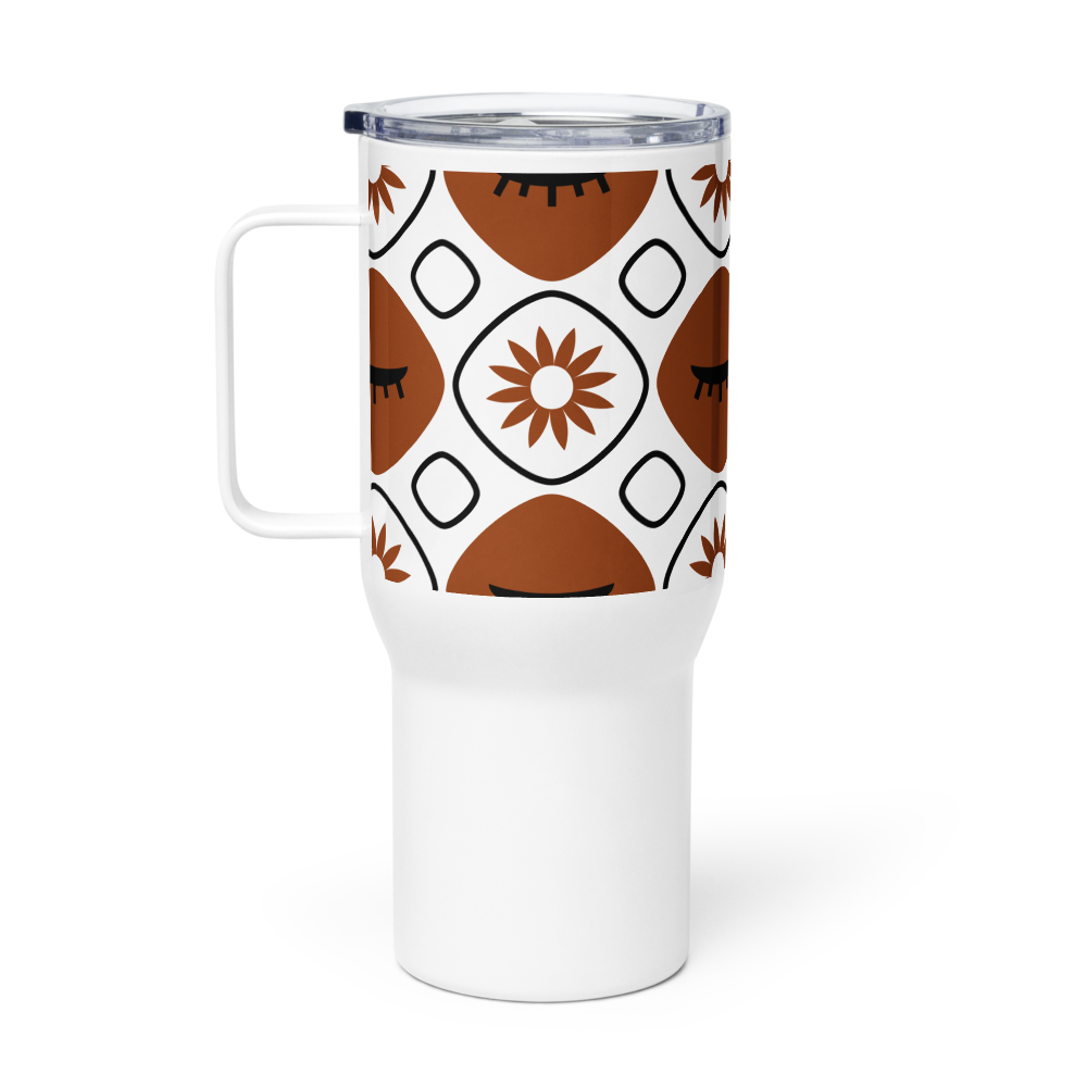 Shapes in Sight Travel mug with a handle