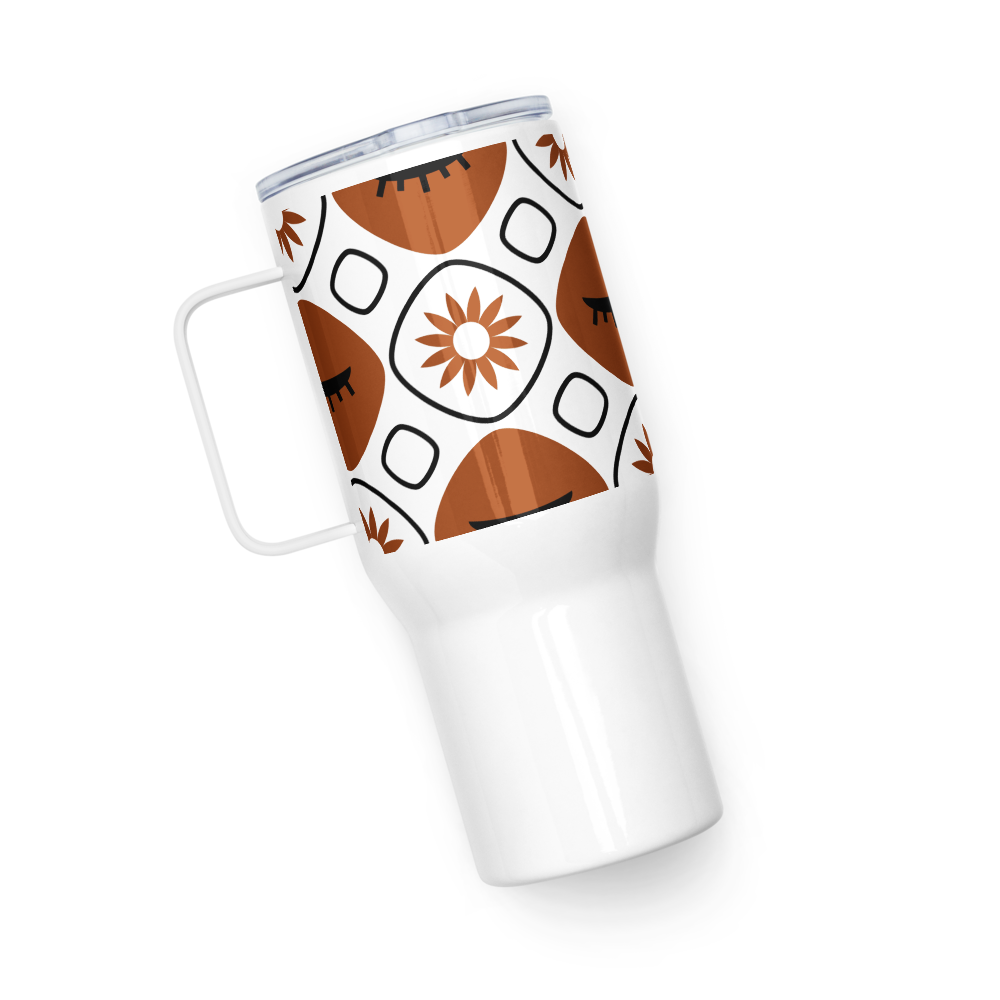 Shapes in Sight Travel mug with a handle