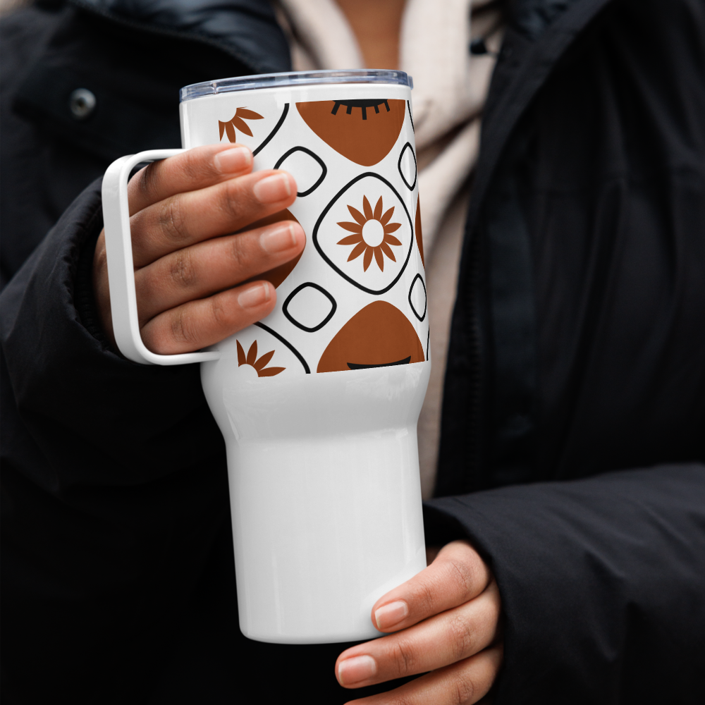 Shapes in Sight Travel mug with a handle