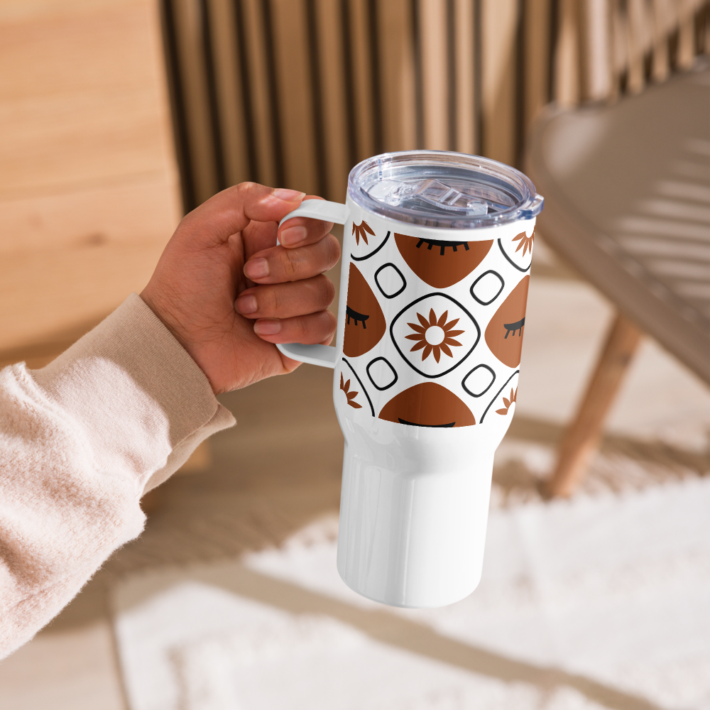 Shapes in Sight Travel mug with a handle