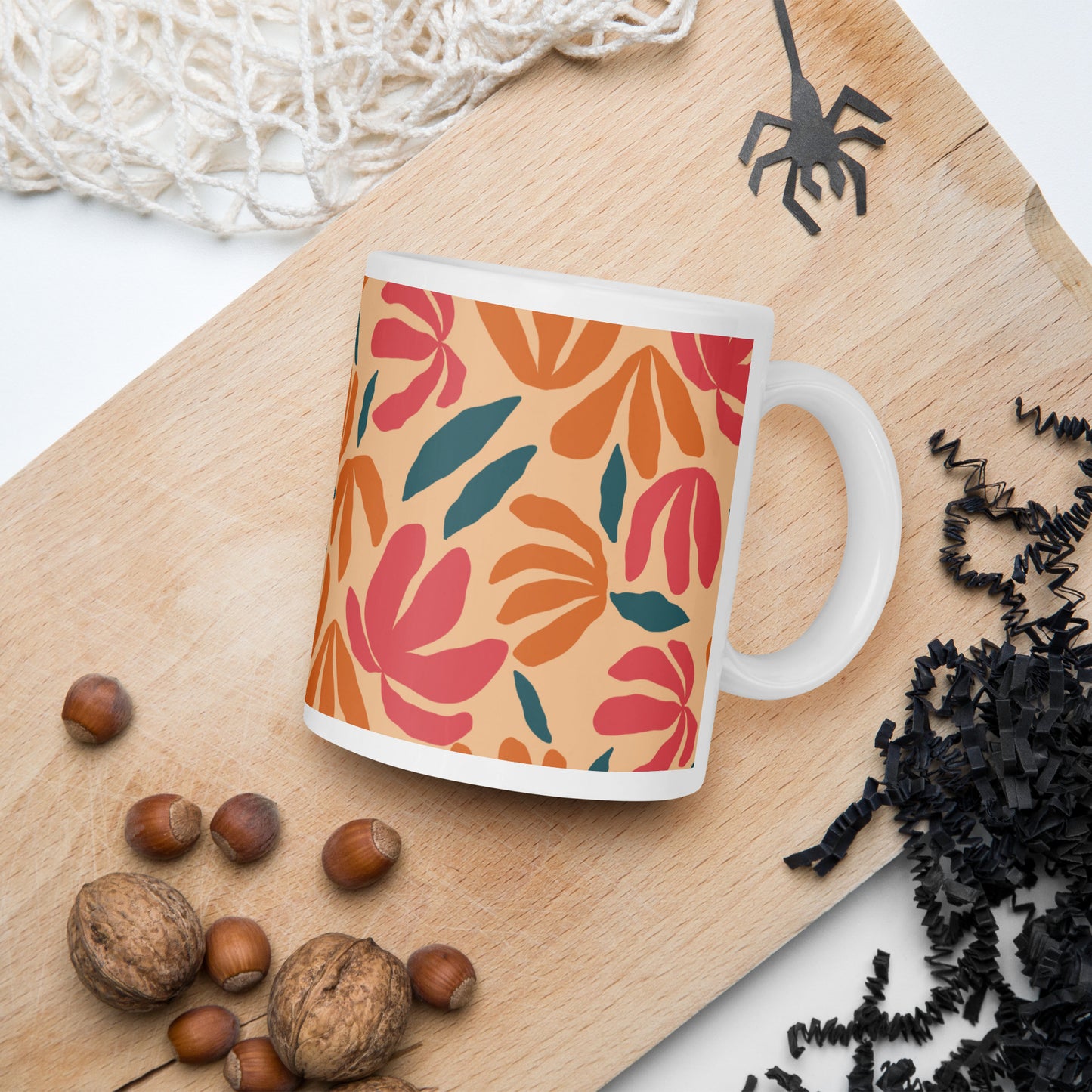 Tropical Radiance White glossy mug