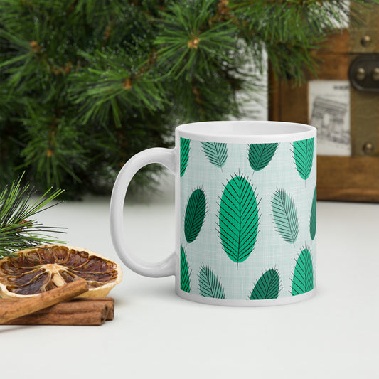 Nature's Leaves glossy Mug