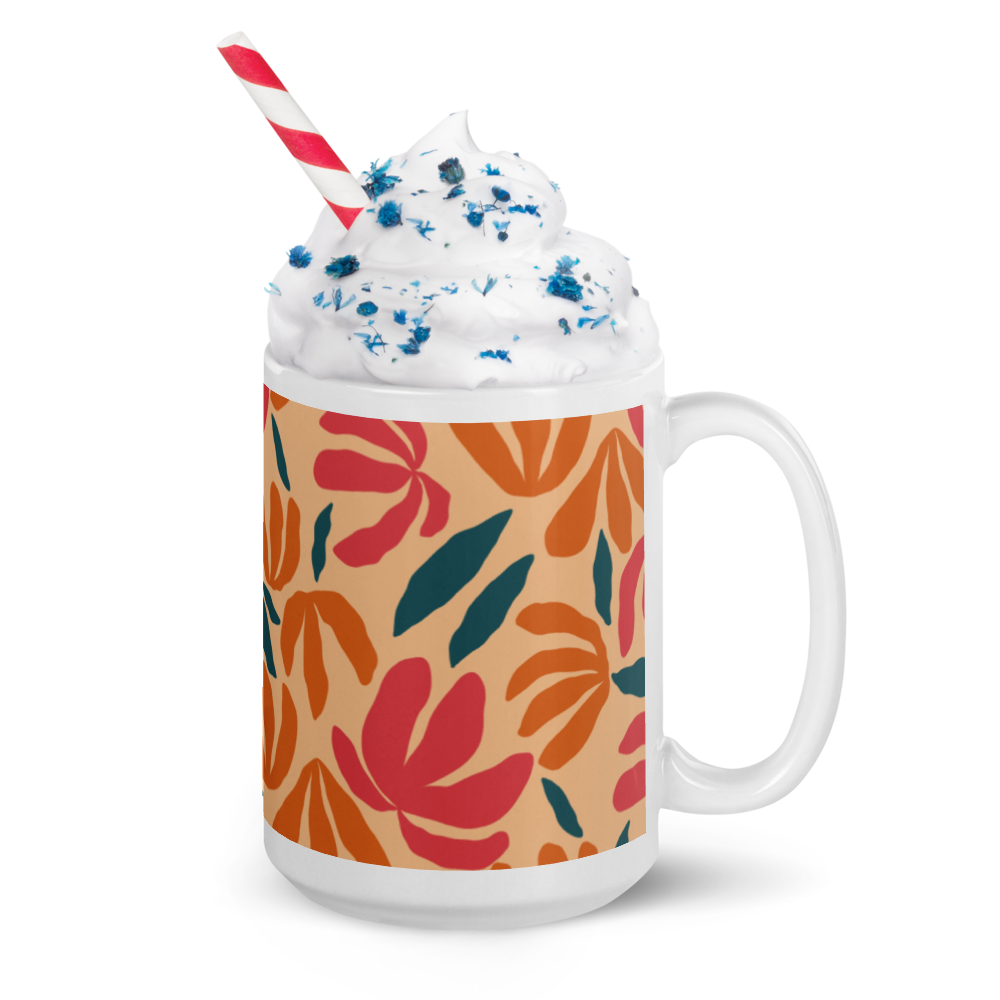 Tropical Radiance White glossy mug