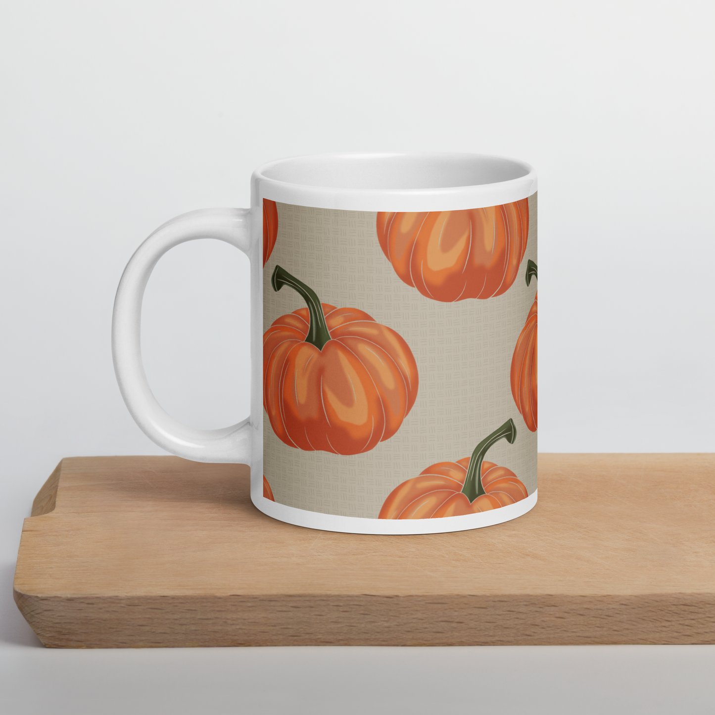 Halloween Pumpkins - White glossy mug